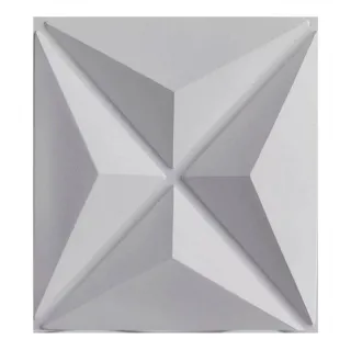 Revestimento Decorativo em PVC 3D para Parede - 20 Placas de 25 cm - Pétalas