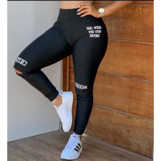 Melhor Preço - Calça Legging Fitness Suplex Confortável - Black Laço