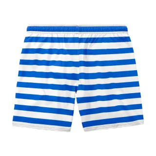 Bermuda Tactel Masculina Listrada Básica - Azul
