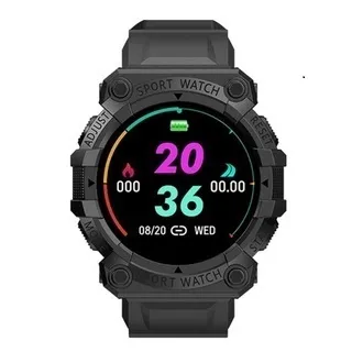 Relógio inteligente redondo atualizado - Smartwatch - D20 Azul