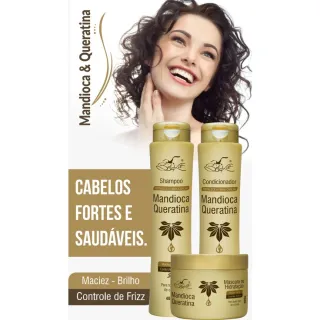 A Sua Escolha - Kit Capilar Shampoo + Condicionador + Mascara - Oleo Ricino