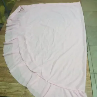 Moda praia pareô liso longo - 2kit - Rosa nenon