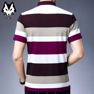 Camiseta Polo Masculina Casual Manga Curta - Novidades de Moda - Blue