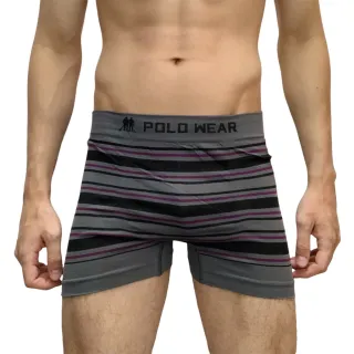 Cuecas Boxer Polo Wear: Kit 3, Microfibra Sem Costura, Lisas e Estampadas - SORTIDAS LISTRADAS