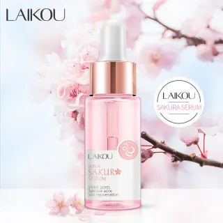 Flor de Cerejeira Sérum Facial LAIKOU, Rejuvenescimento da Pele com Extrato Skincare 15ml