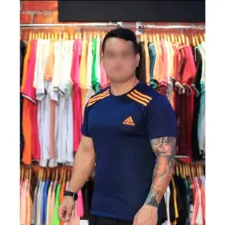 Camiseta Masculina Dry Fit Poliester para Academia e Corrida - GG