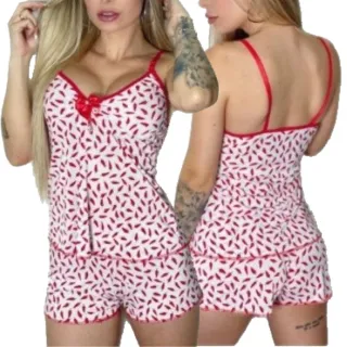 Conforto Baby Doll Feminino Pijama - Estampado