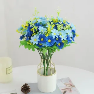 Decoração Jardim Festa Hotel Família Casamento Flor Seda Artificial - purple