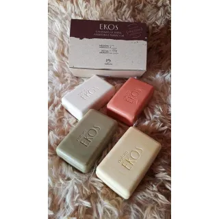 Unidade individual de 100g do sabonete cremoso Natura Ekos - Buriti