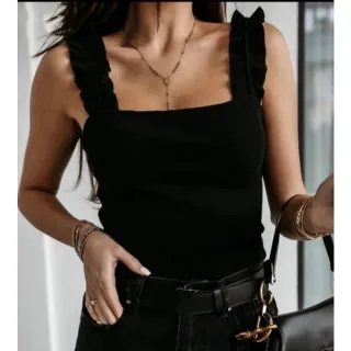 Canelada Alcinha Franzida Blusinha - Lilás