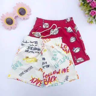 Short Estampado Feminino Infantil e Juvenil Verão - Com Bolso - sortidas
