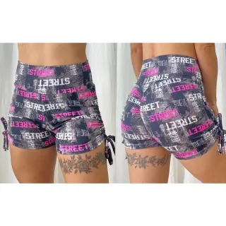 Empina Bumbum - Cordinha Lateral, Estampas e Cores Variadas - Azul Turquesa