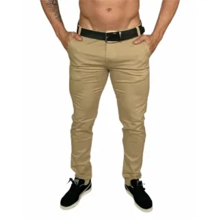 Calça Jeans Masculina Sport Fino em Sarja com Lycra - Preto tra