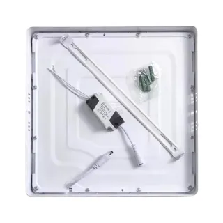 Painel Plafon Led Quadrado Redondo Alumínio - Kit 2 Luminárias - QUADRADO