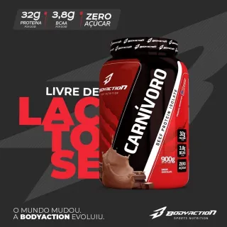 Proteína Isolada da Carne Whey Carnivoro 900g - Bodyaction - Napolitano