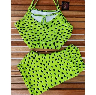 Top + Short Fitness Conjunto GG até - 20