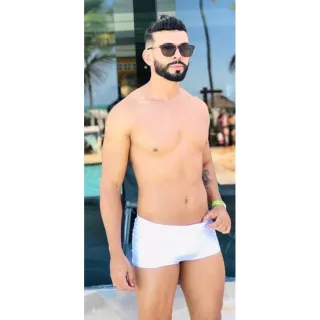 Moda Masculina Sunga Adulto Estampada e Lisa Box Praia - SUNGA RAJADA