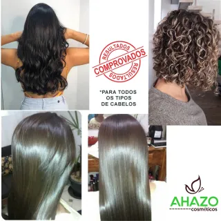 Ahazo Bomb de Vitaminas Kit Tratamento Shampoo e Condicionador 1litro - Único