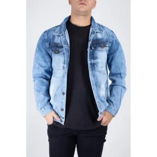 Streetwear Masculino: Jaqueta Jeans Tradicional - Preta