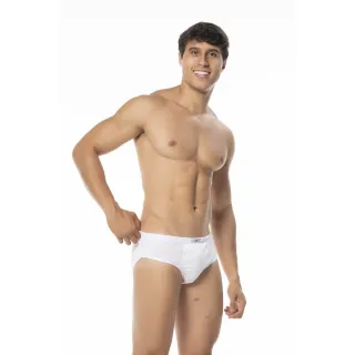 Kit Cueca Slip Algodão Lisa - Keeper (3 peças) - GG