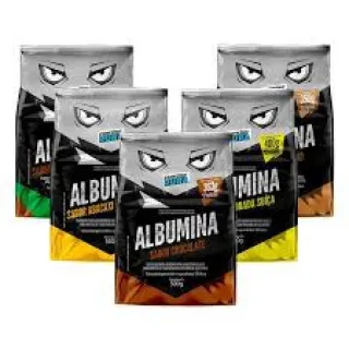 Proteina Pura - Albumina 500g Pasteurizada e Desidratada de Clara de Ovo - Abacaxi com Hortelã