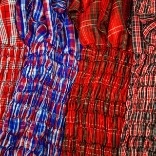 Festa junina: vestido feminino xadrez adulto para São João - Único - 36 a 42