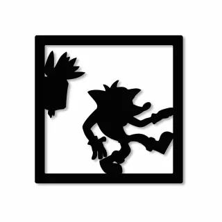 Quadro Vazado Gamer Geek em MDF 3mm - Decoração Original - The Witcher DV_0419