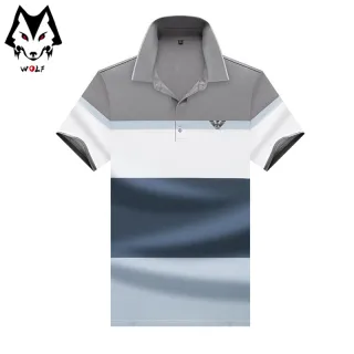 Camiseta Polo Masculina Manga Curta - Moda Casual - Blue