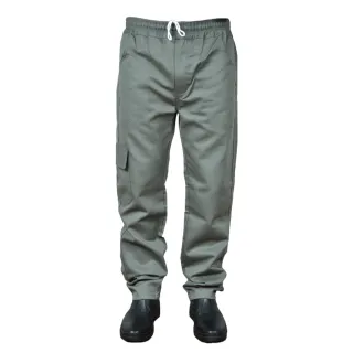 Costura Dupla Reforçada Calça de Trabalho em Brim Pesado - Azul Marinho