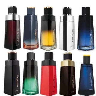 Perfume Malbec Masculino 100 ML - Bleu, X, Gold, Black - Flame