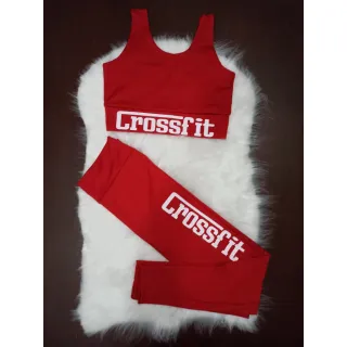 Conjunto Legging + Top Academia Moda Feminina - Cinza