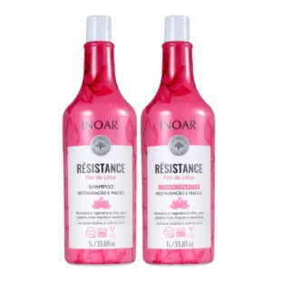 Kit Inoar Litrão - Shampoo + Condicionador Resistance Blends Cicatrifios Argan - Cicatrifios