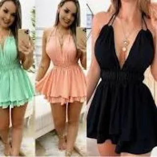 Frente Única Macaquinho Feminino Viscolinho com Elástico - Verde Bandeira