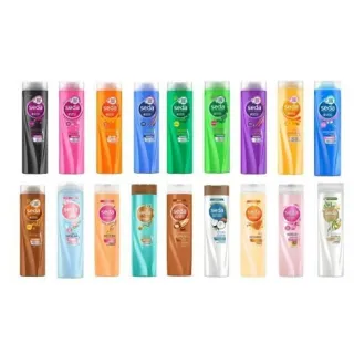 Shampoo Anticaspa Seda Todos Tipos de Cabelo 325 ml - Hidratação Intensa com Ceramidas, Babosa e Óleos - Pretos Luminosos