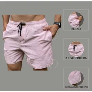 Moda praia: kit 3 Shorts Mauricinho - 3 shorts