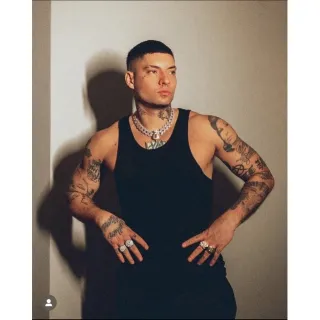 HIP HOP Regata Masculina Canelada estilo Americana - Branco