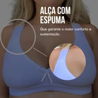 Soutien Conforto Alça Reforçado Sustentação Bojo Excelente - Vinho