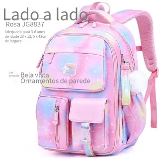 Mochila Ultra Leve Infantil para Meninas - Gradiente Escolar - Mochila do jardim de infância