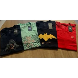 Preço Barato Kit 5 Camisas LD Com Leve Defeitos (P ao GG) - GG