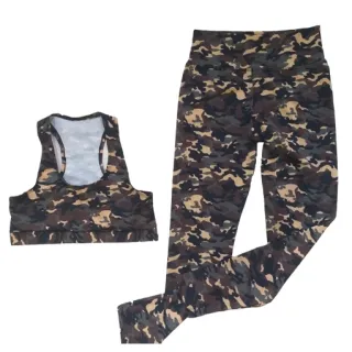 Calça Legging Exército Feminina - Cos Alto e Empina Bumbum - Legging Calças Preta