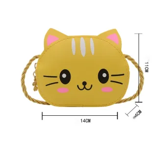 Mini Bolsas de Bebê Princesa Fashion Infantil - Vestido Gato Bonito #39 - Vermelho70