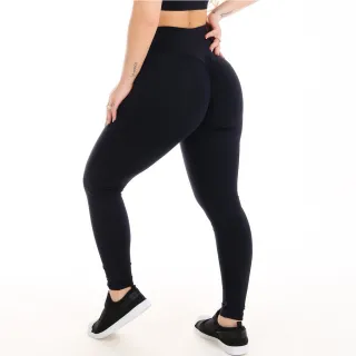 Fitness Calça Legging Academia SEM TRANSPARÊNCIA Empina Bumbum - Preto