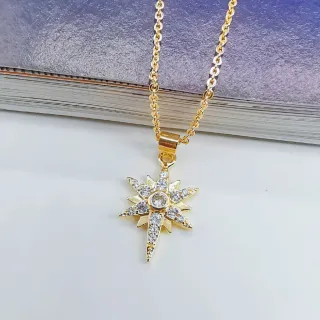 Pingentes Feminino Com Zirconia Requintados - Colar Para Festa - M03