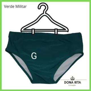 Homem Sunga Slim de praia ADULTO masculina - Amarelo GG -40