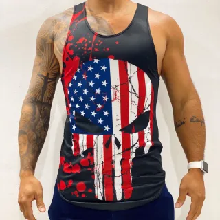 Promoção Lançamento: Camiseta Justa Longline Dry Fit Regata Cavada - Preto