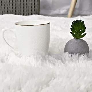 Promoção Tapetes Peludos Várias Cores 1,00 X 1,50 Sala E Quarto - Cinza Mesclado