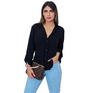 Blusa Lisa Social Camisete Feminina - Pink