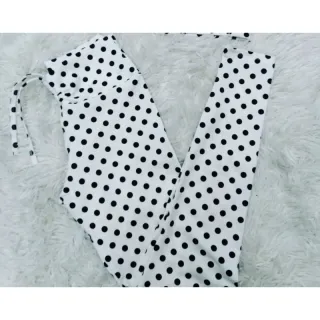 Moda Feminina: Leg Estampado de Corda Poá para Academia - Azul