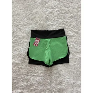 Moda fitness: short duplo para corrida, treino ou academia - Azul Bic