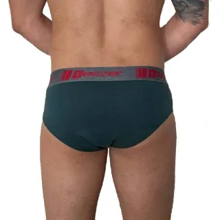 Atacado Masculina Cueca Slip Puro Algodão Tradicional - Kit 9 - M: 38-40
